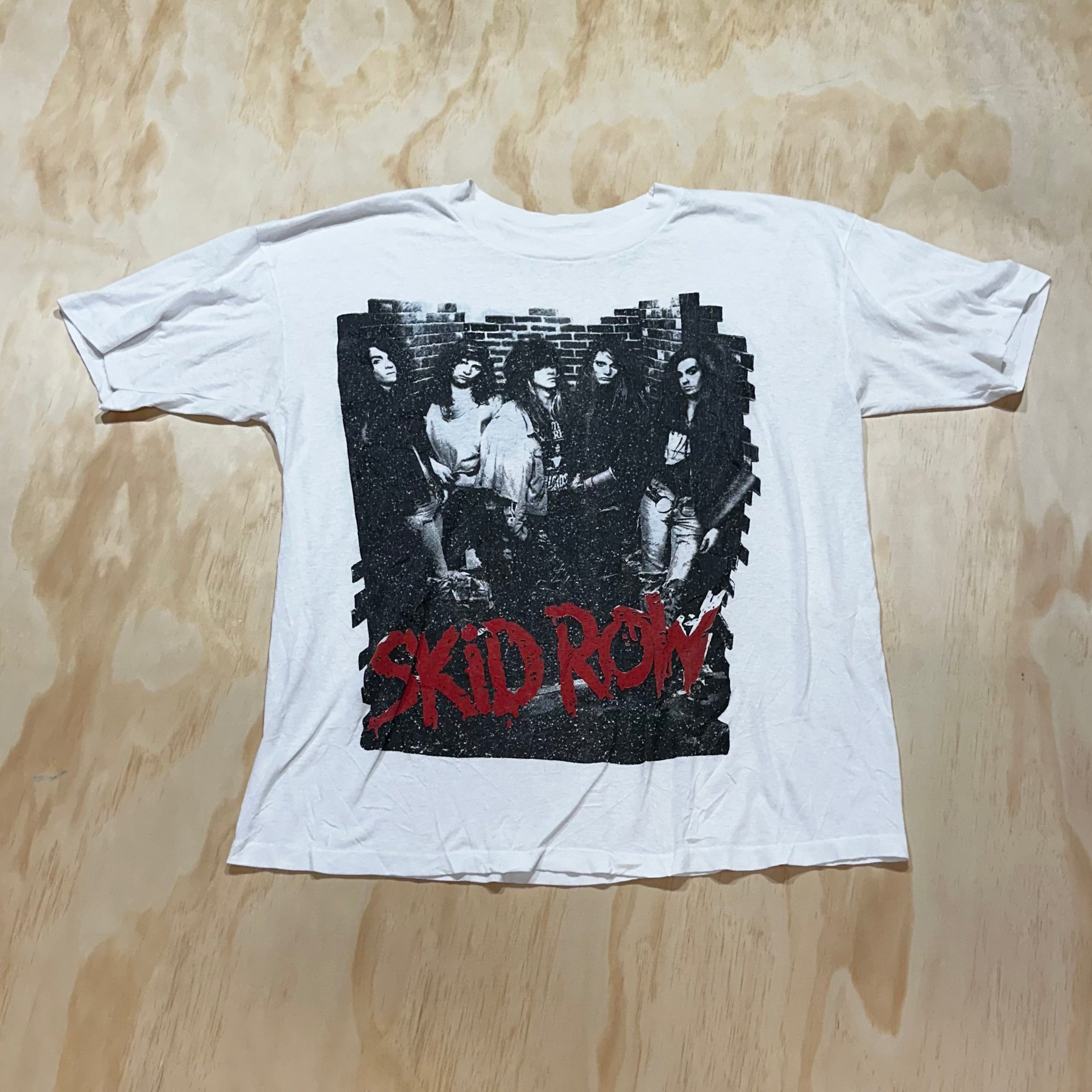 Vintage 80s Skid Row • Youth Gone Wild 1989 T Shirt • Punk Rock Band