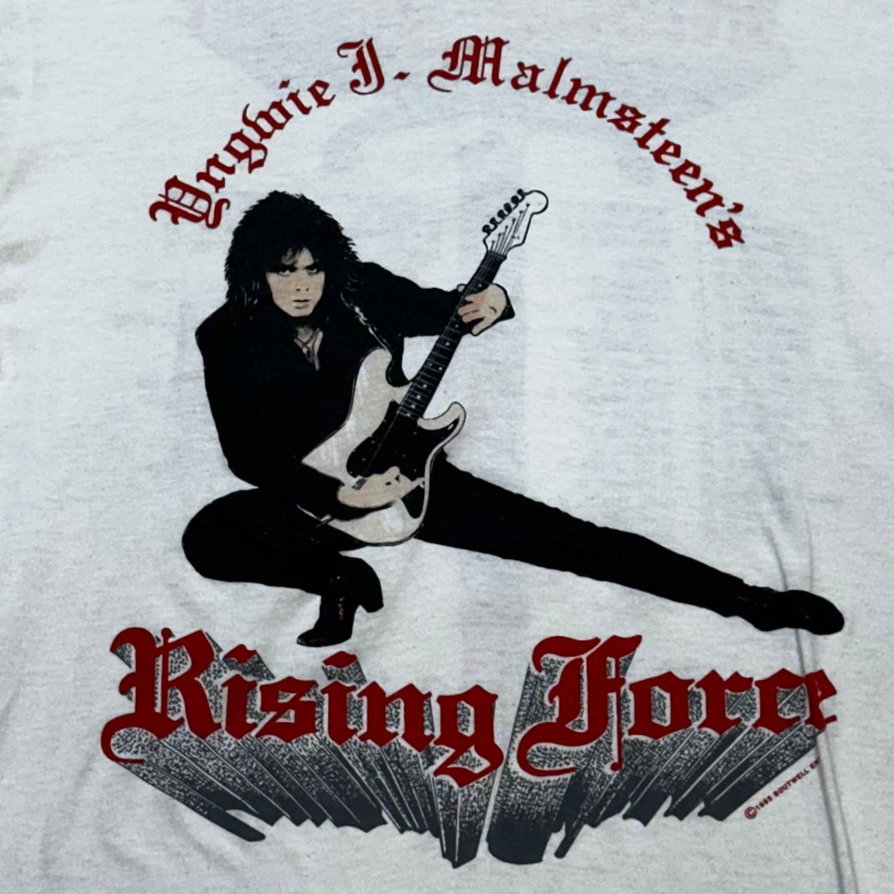 1985 Vintage Yngwie Malmsteen Rising Force tour shirt