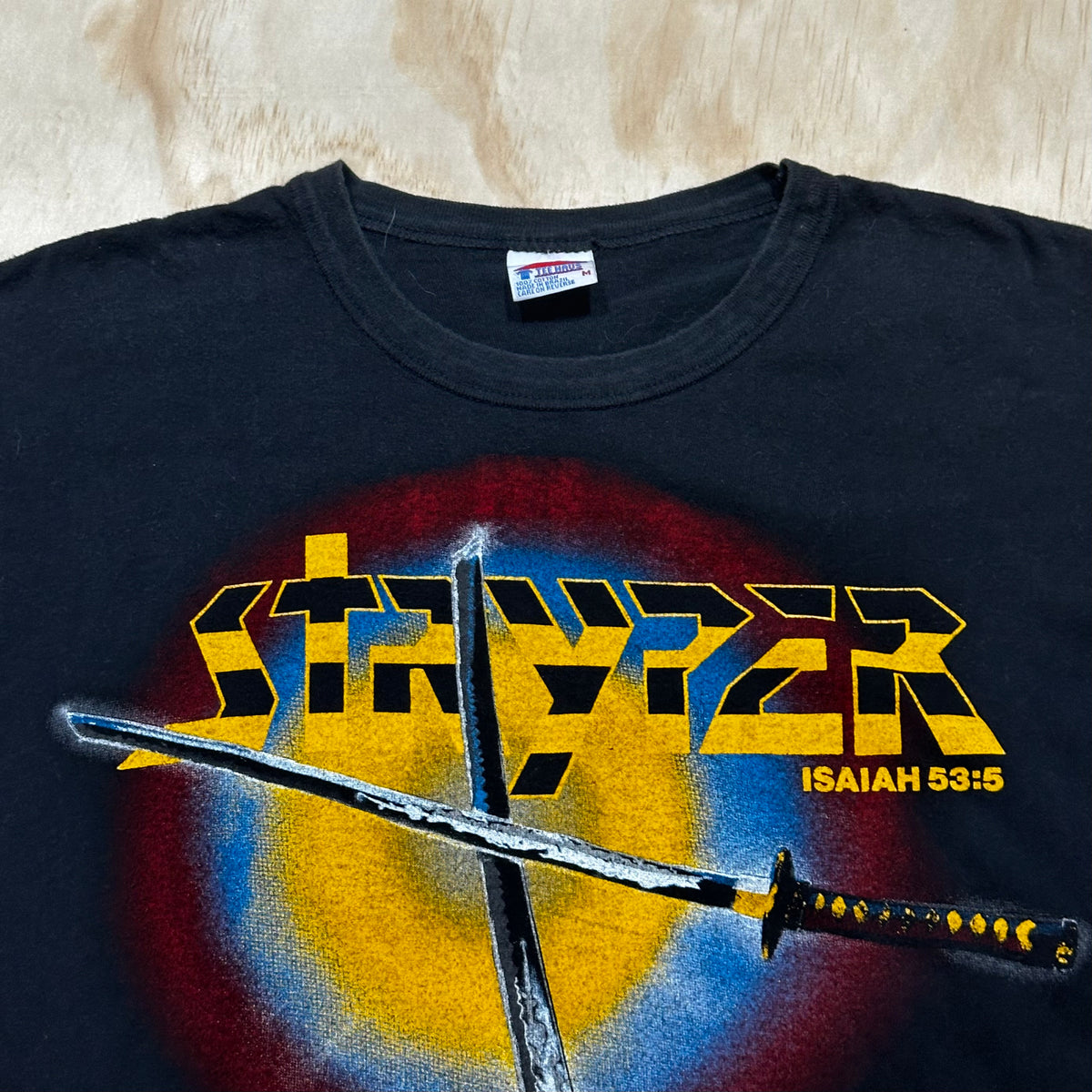 Vintage 1986 Stryper Soldiers Under Command Tour Band T-Shirt