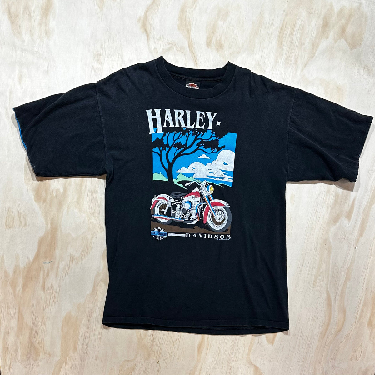 Rare 1991 Vintage Harley Davidson Downtown Seattle