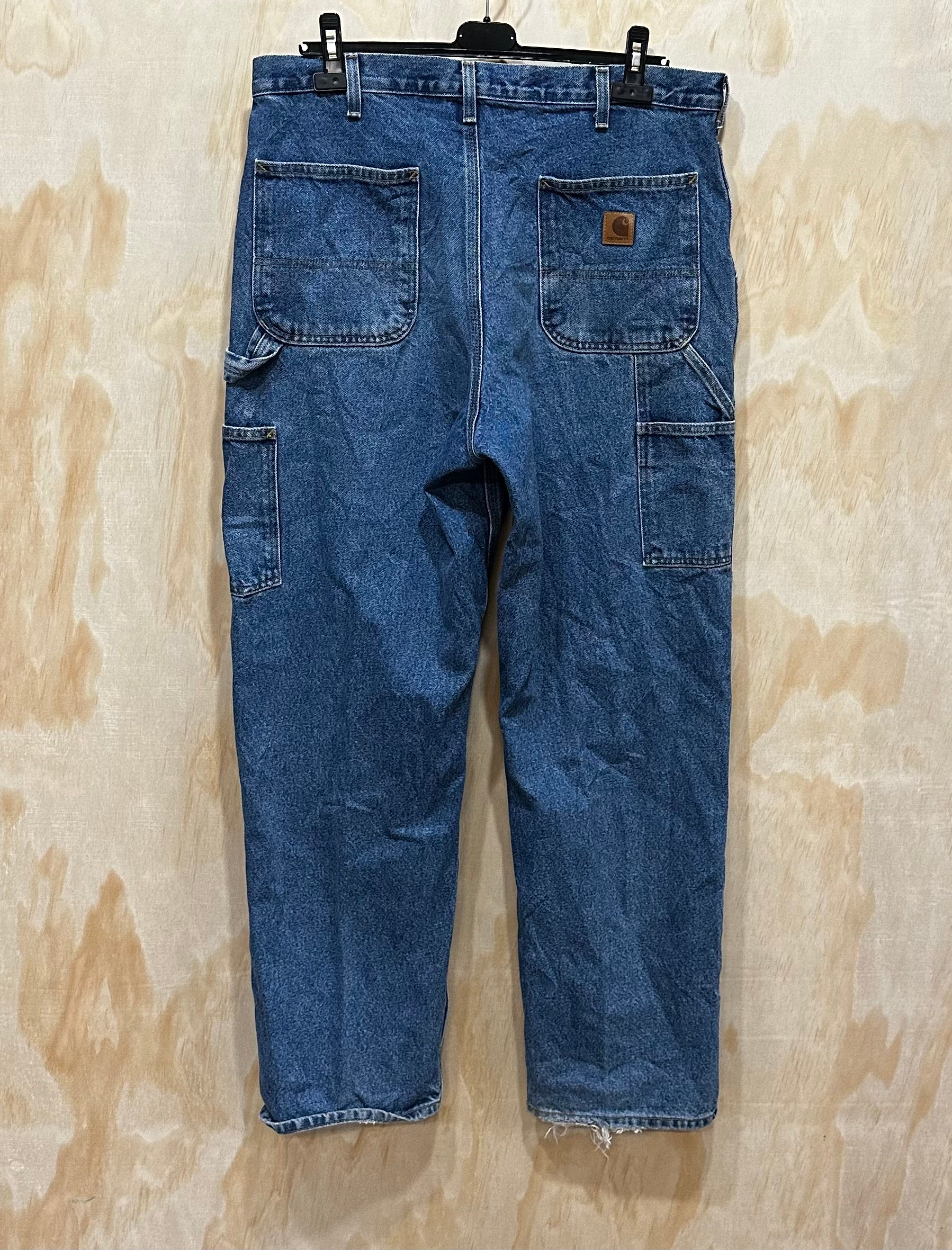 Carhartt Men s Carpenter Blue Jeans B13 Original Fit