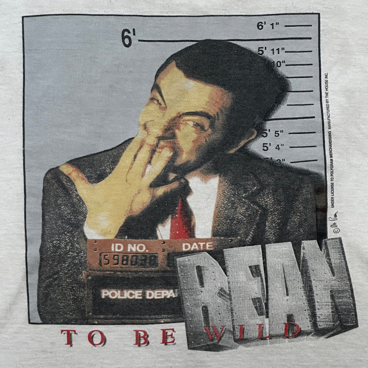 Vintage 90s Bean To Be Wild Mr Bean Show Long Sleeve Shirt