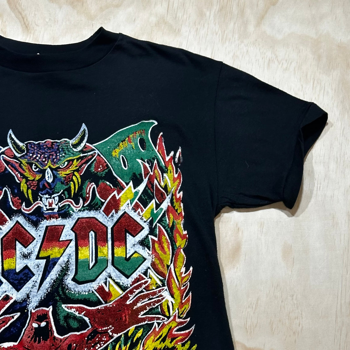 Vintage 1980s AC/DC Bootleg Tour In Concert t-shirt • Double Sided