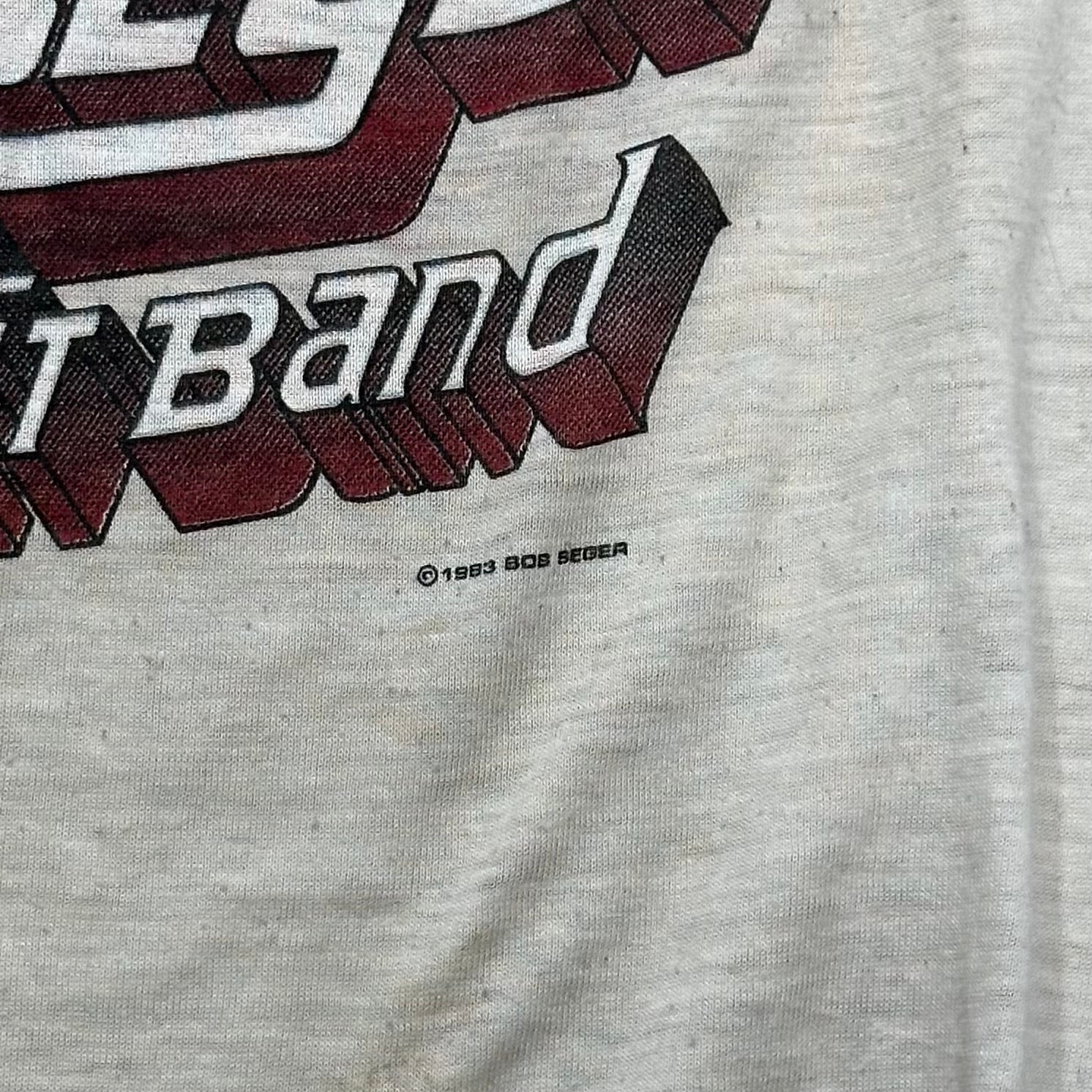 Vintage 1983 Bob hot Seger Shirt