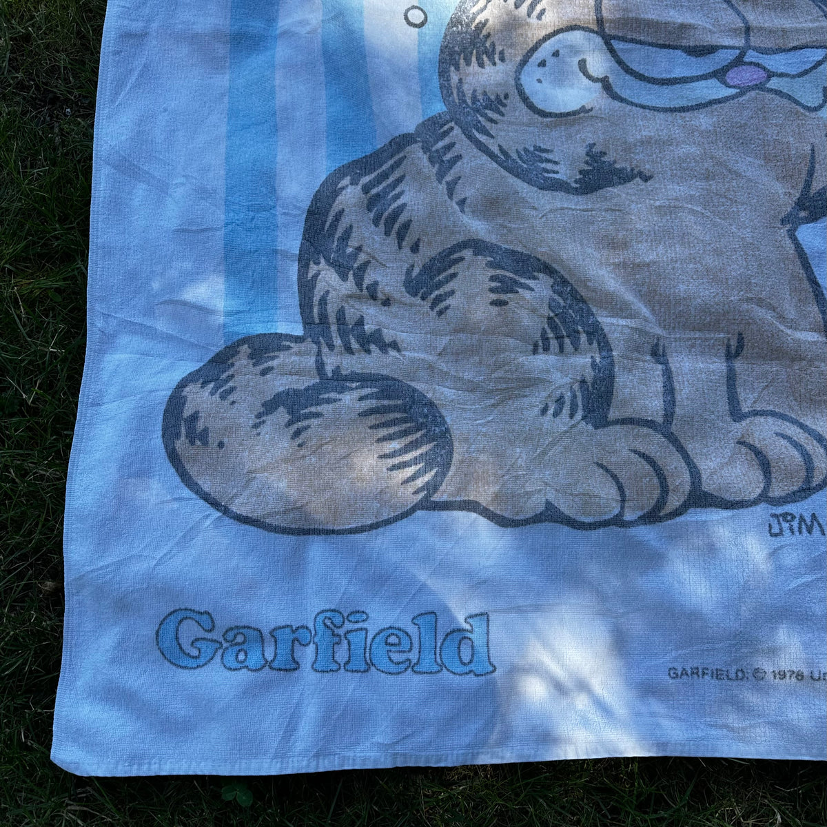 Vintage 1978 Garfield Beach Towel I’m not just another pretty face Jim Davis