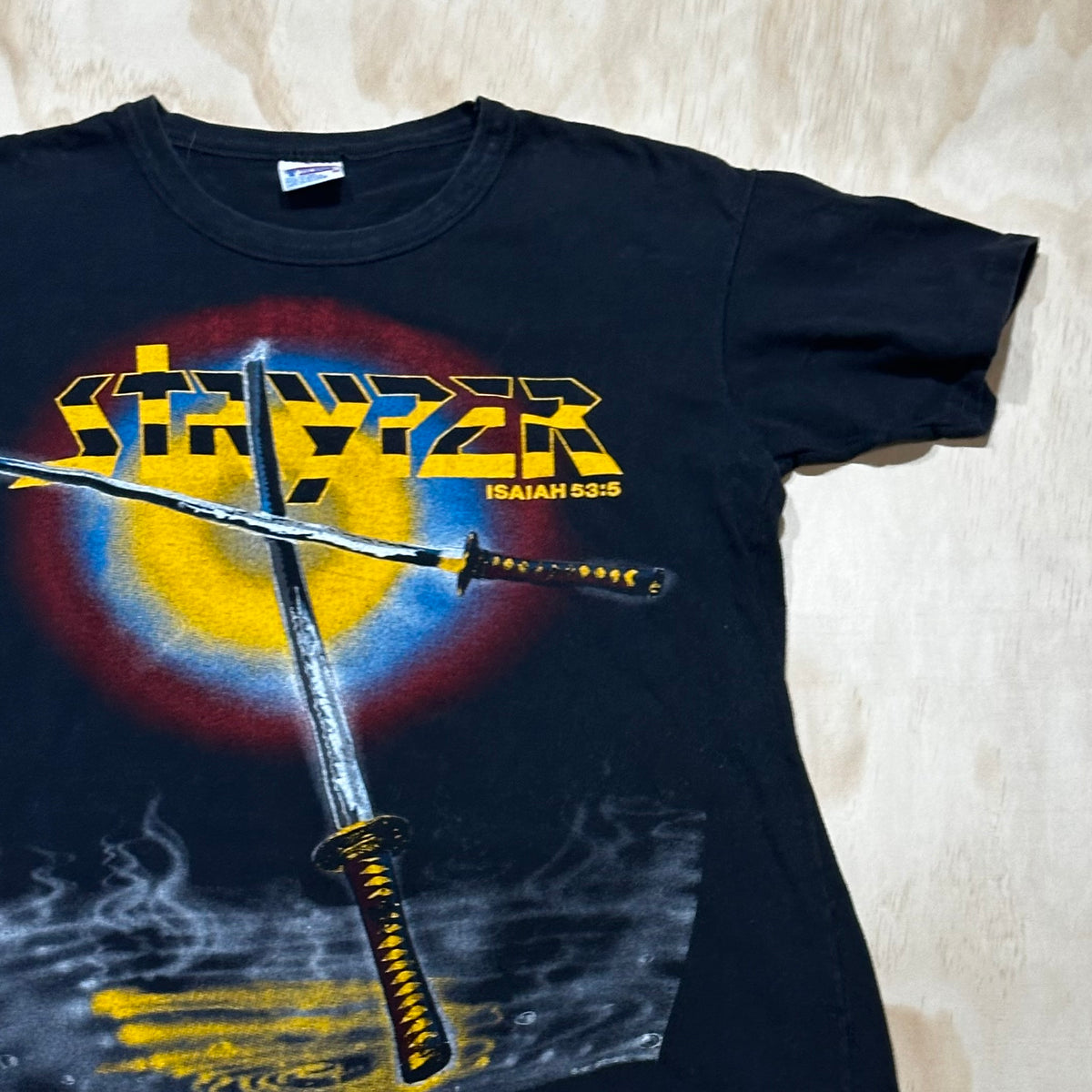 Vintage 1986 Stryper Soldiers Under Command Tour Band T-Shirt