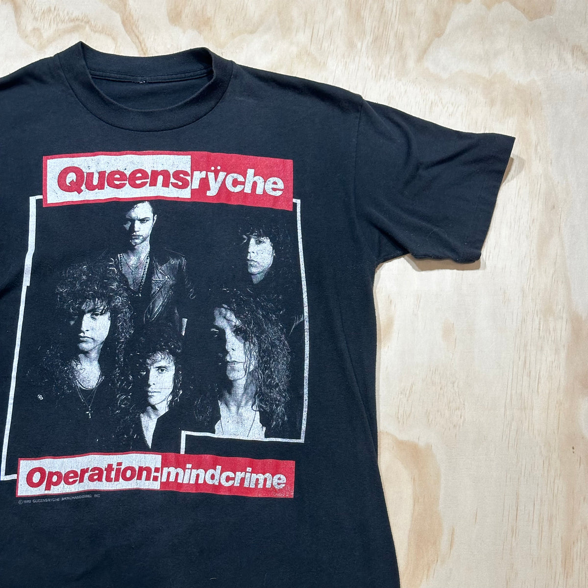 Vintage 80s Queensryche Operation Mindcrime T-Shirt