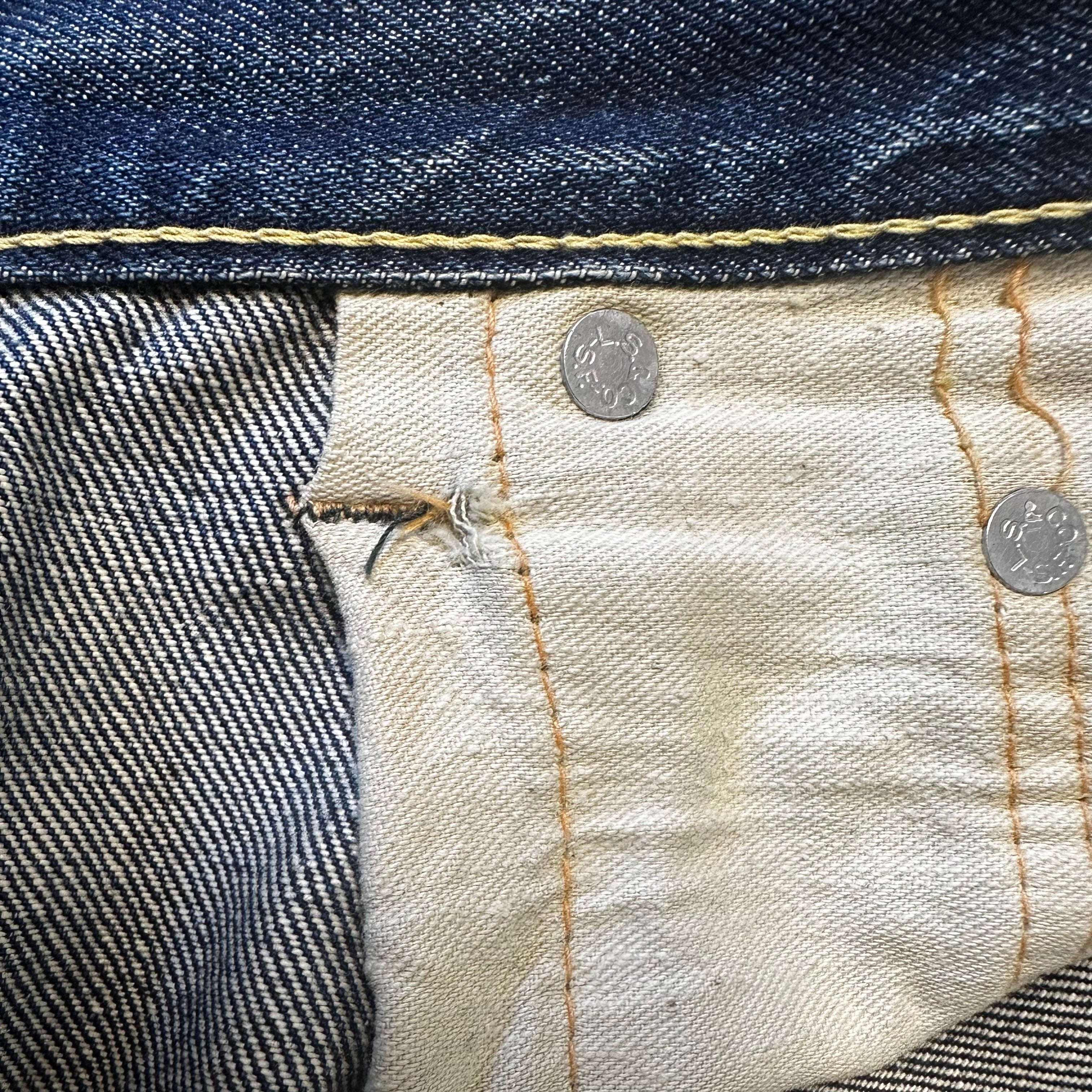 Rare 60s Levi's 501 Hidden Rivets Big E Selvedge Redline Rare 60s Levi's 501 Hidden Rivets Big E Selvedge Redline