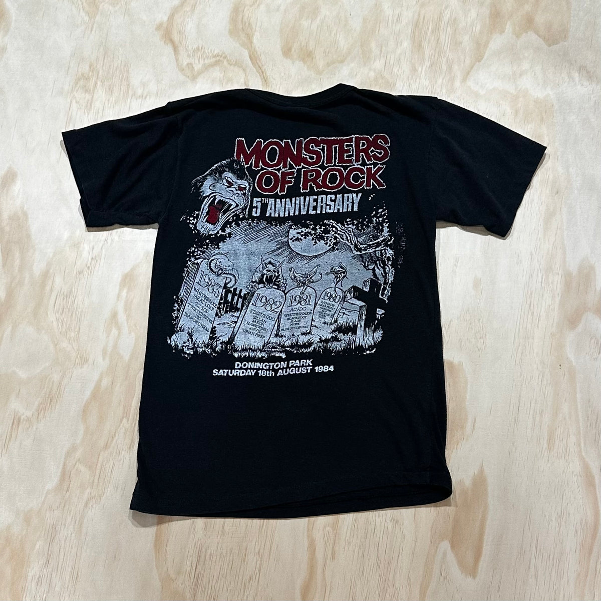 Vintage Rare Monster of Rock 1984 AC/DC Shirt