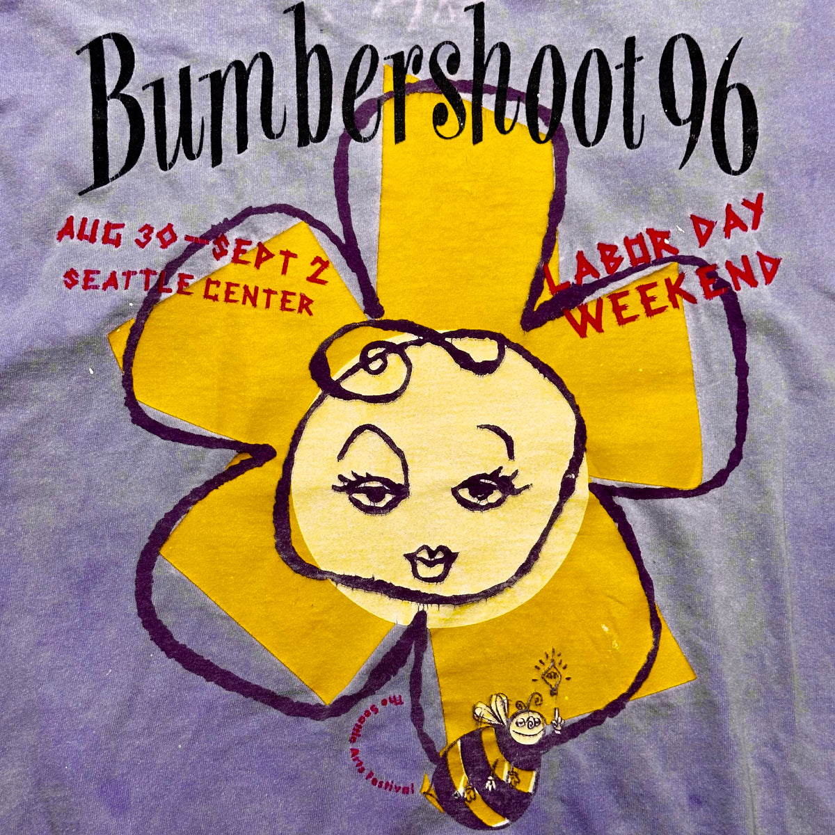 Vintage 1996 Bumbershoot Festival t-shirt • The Seattle Arts Festival