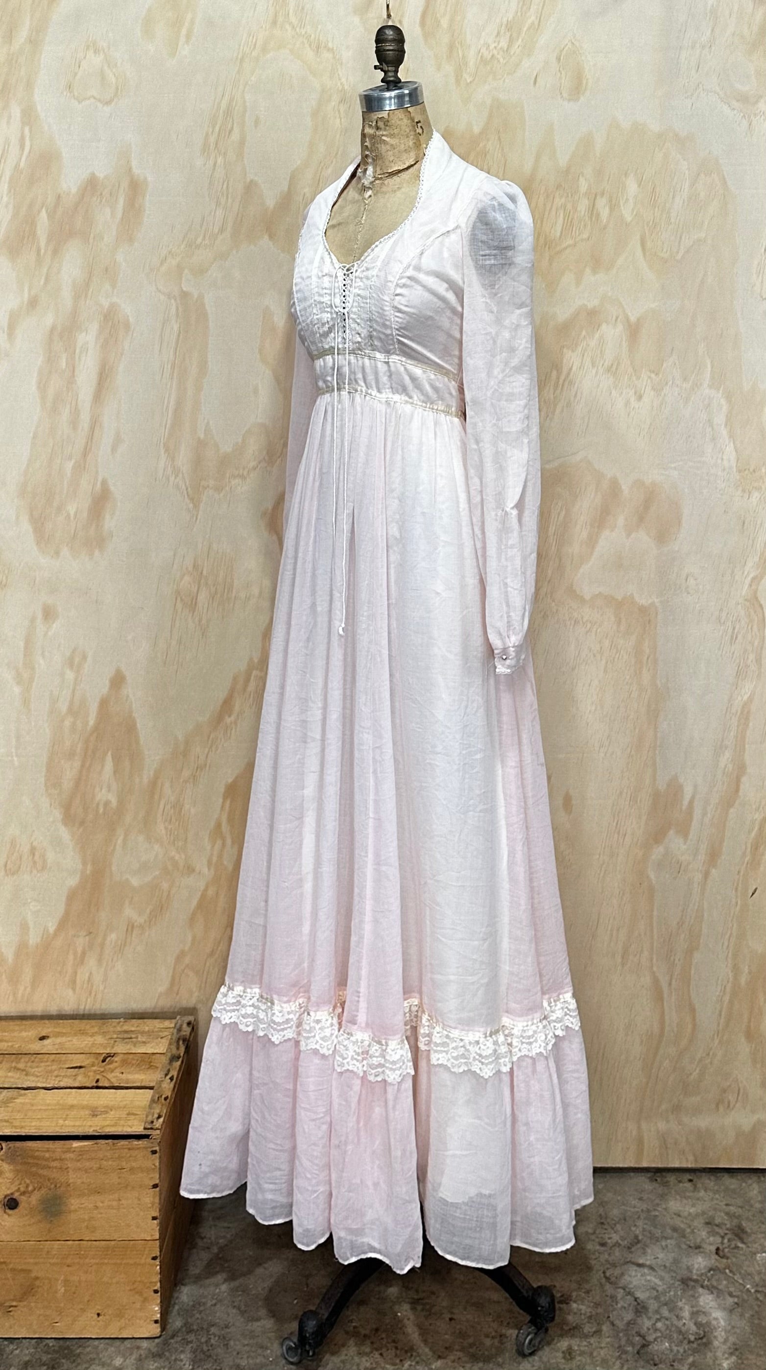 Vintage 70's Gunne Sax Dress • Beautiful Pink – Mintage Vintage