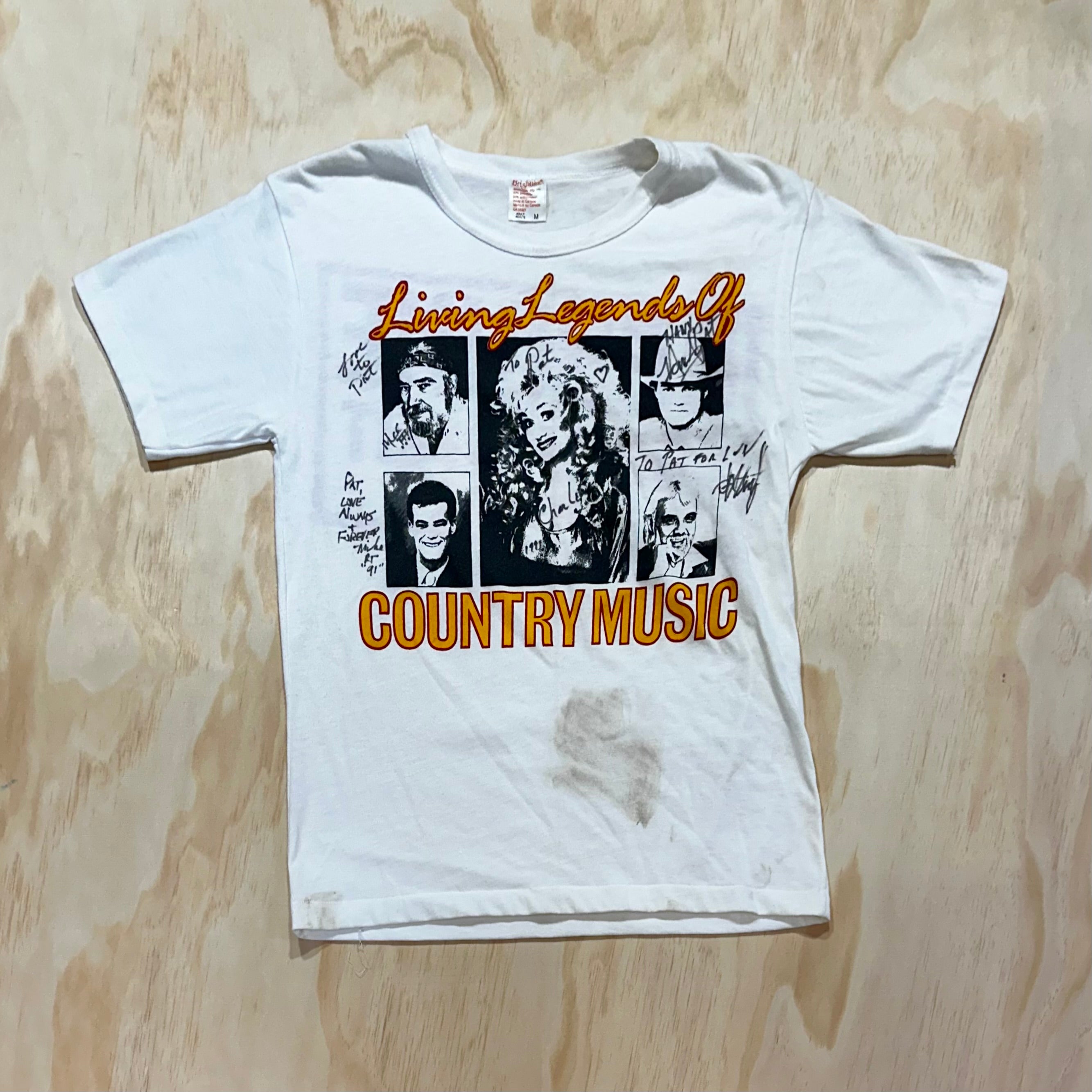 Vintage RARE 90s SIGNED Living Legends of Country music Genuine