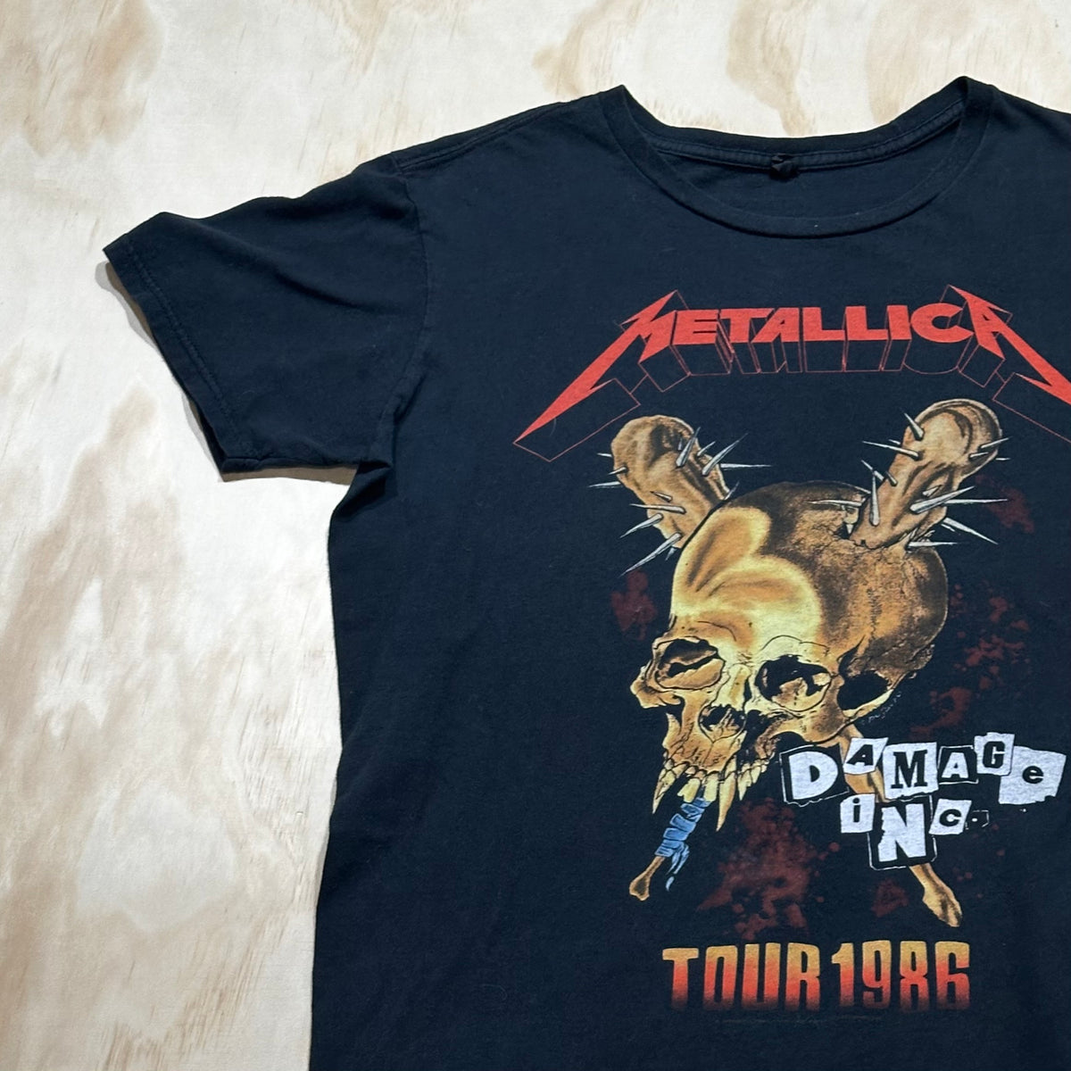 Vintage Metallica Damage Inc Tour 1986 T-Shirt