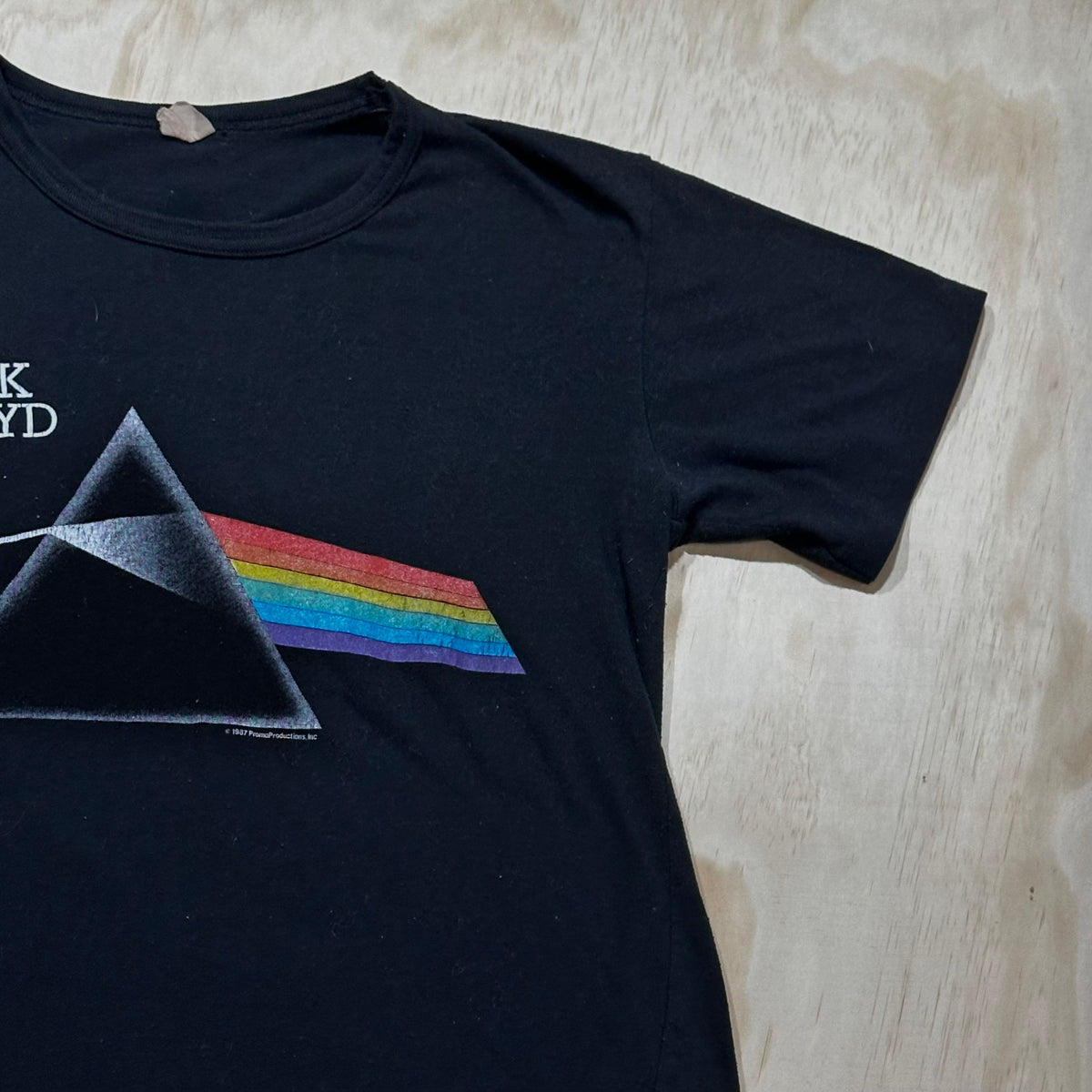 Vintage 1987 Pink Floyd Dark Side of the Moon Tour T-Shirt