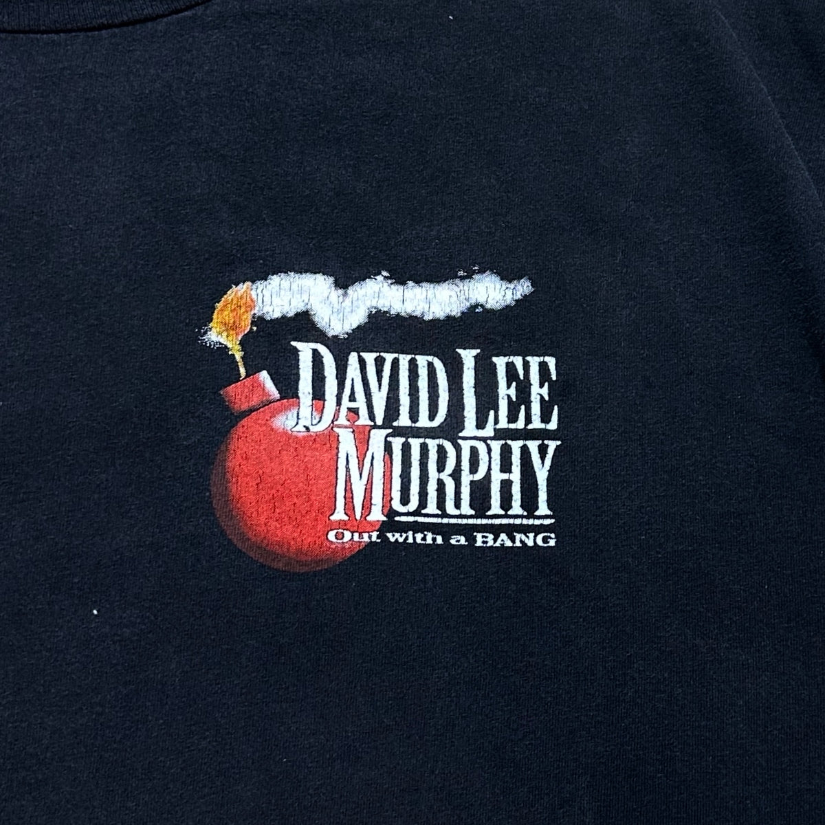 Vintage 90s David Lee Murphy “Out With A BANG”  tour concert t shirt