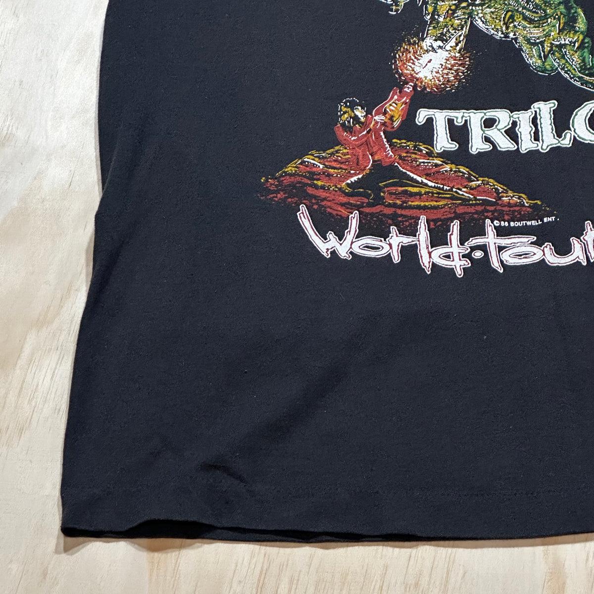 Vintage 1986 Yngwie Malmsteen Trilogy Concert T-Shirt