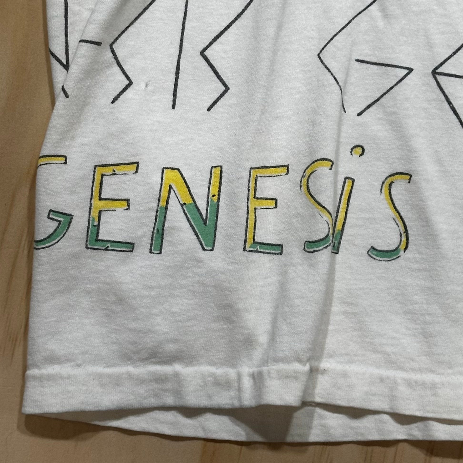 Vintage 1990s Genesis Band T-Shirt 'All Over Print'- '92