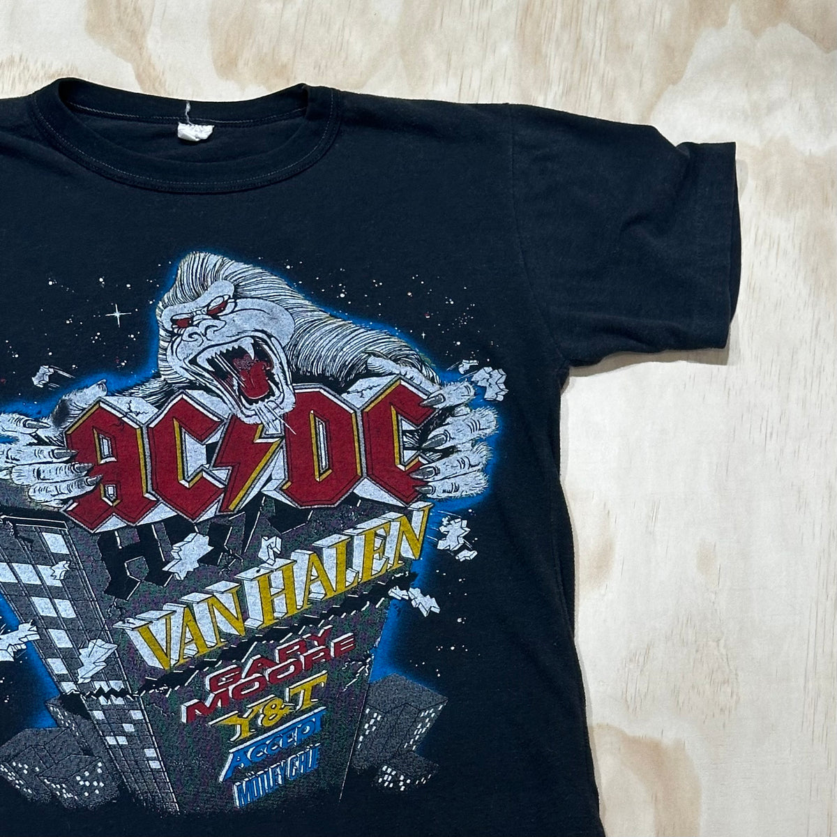 Vintage Rare Monster of Rock 1984 AC/DC Shirt