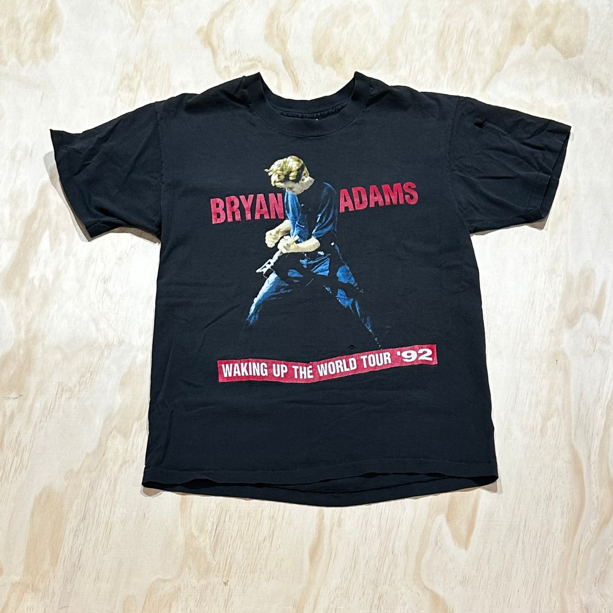 Vintage 90s Ryan Adams Tour Shirt Waking Up The World Tour ‘92 size XL