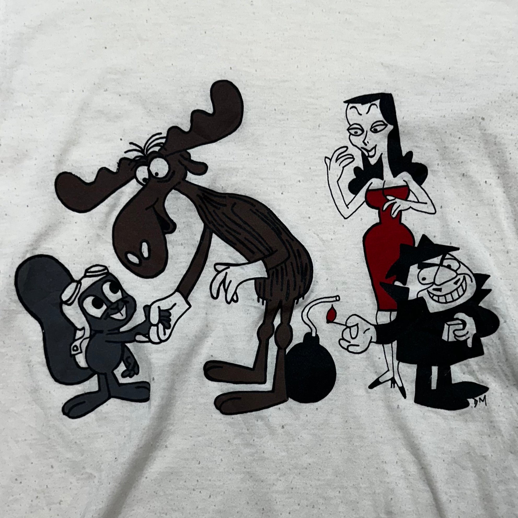 Vintage 90's Rocky and Bullwinkle T-Shirt • Boris and Natalia