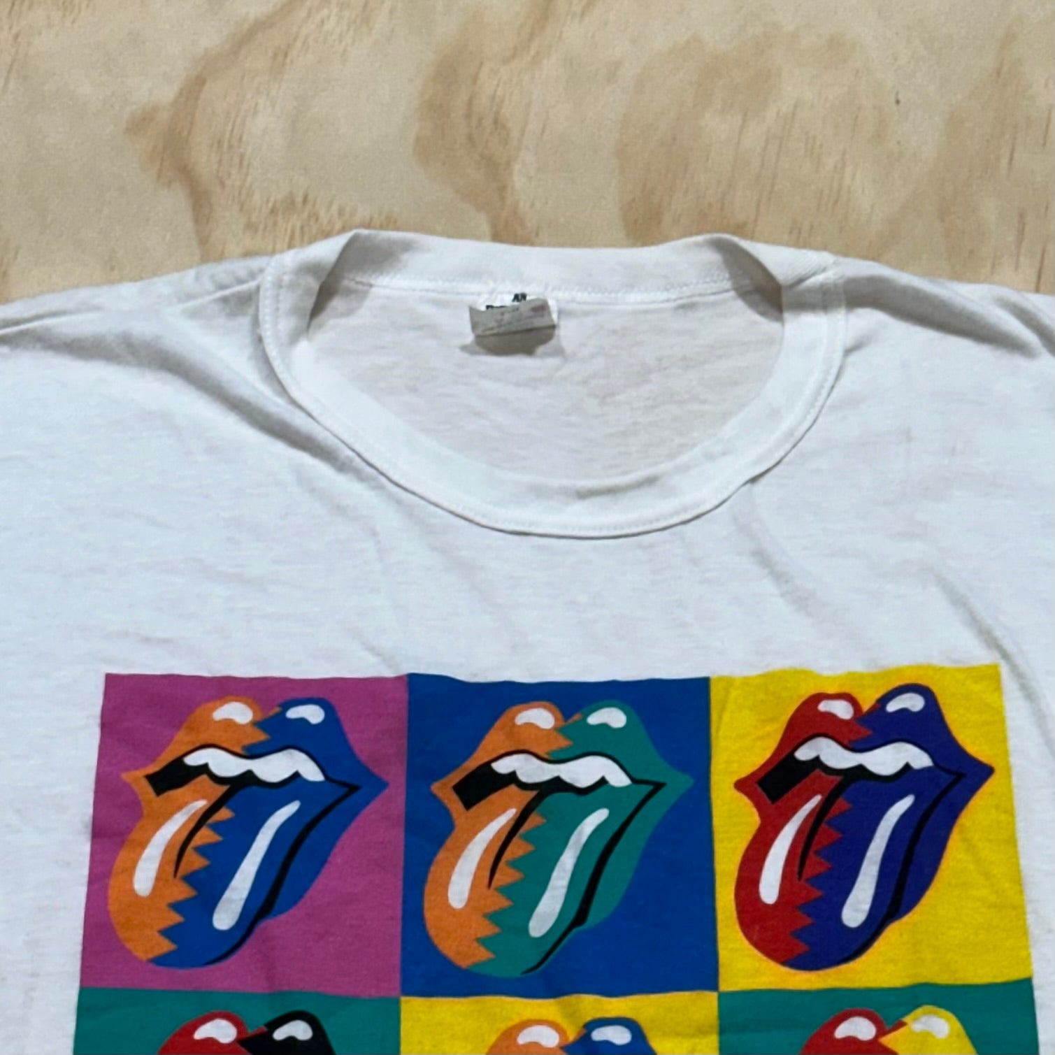 【T-ポイント5倍】 Vintage 1989 t-shirt tour Wheels Steel Stones Rolling トップス