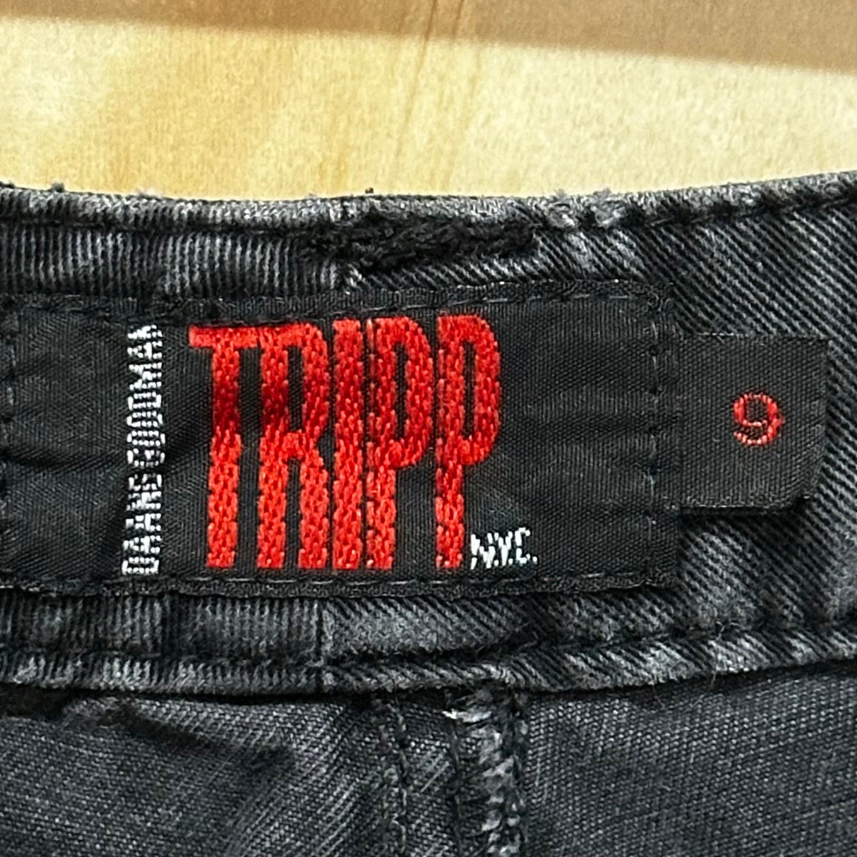 Vintage TRIPP NYC Pants • Black and Silver • Straps & Zippers