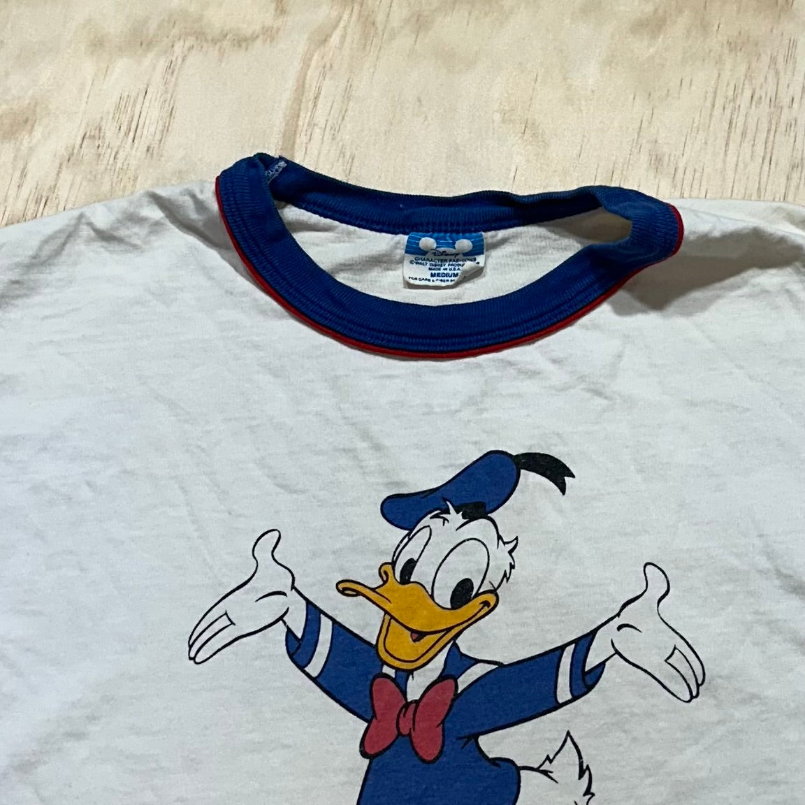 Vintage 80s Rare Walt Disney Production Donald Duck T-Shirt