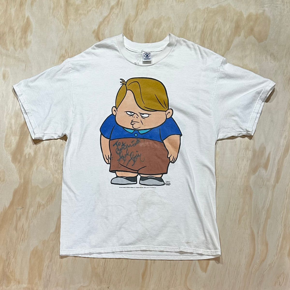 Vintage 90s Signed Life With Louie Shirt  Cartoon TV Promo