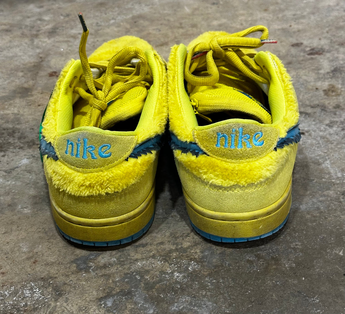Nike Dunk Low SB x Grateful Dead Yellow Bear sz 10 – Mintage Nike Dunk Low SB x Grateful Dead Yellow Bear sz 10 – Mintage