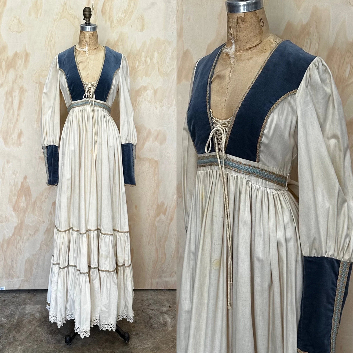 Vintage 70's Gunne Sax by Jessica • Austrian Dirndl Prairie Dress