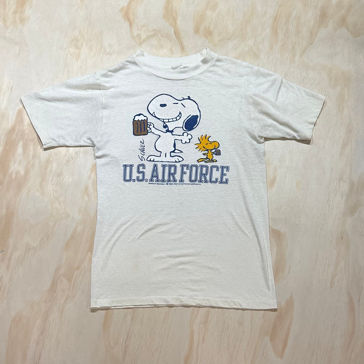 Vintage U.S Air Force Peanuts Characters shirt