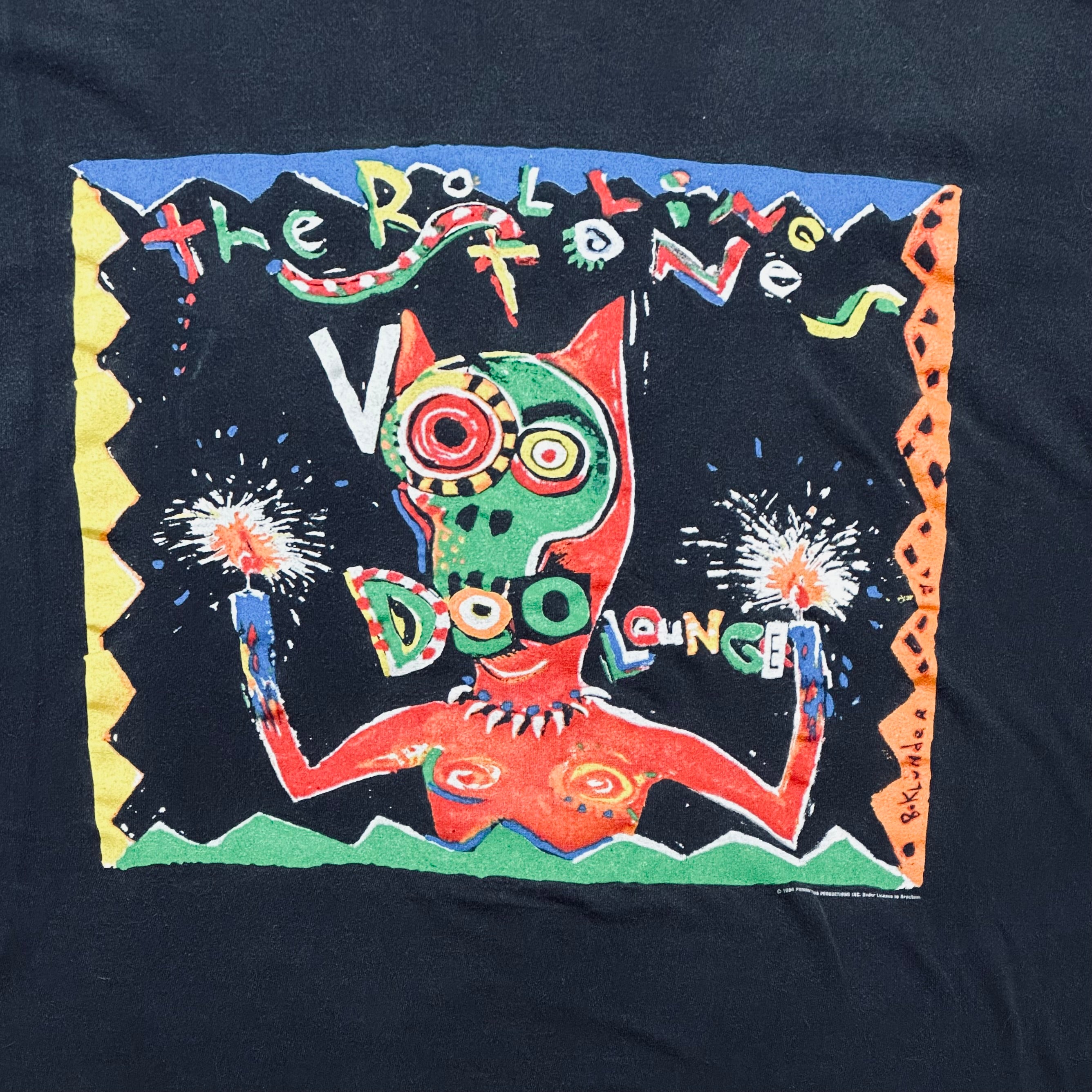 1994 Vintage The Rolling Stones Voodoo Lounge Rock Tee – Mintage